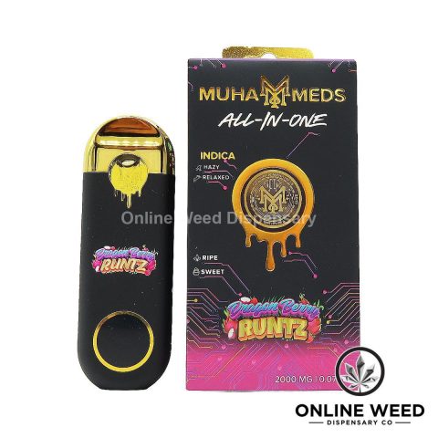 Muha Meds 2g All-In-One Disposable Vape – Dragon Berry Runtz