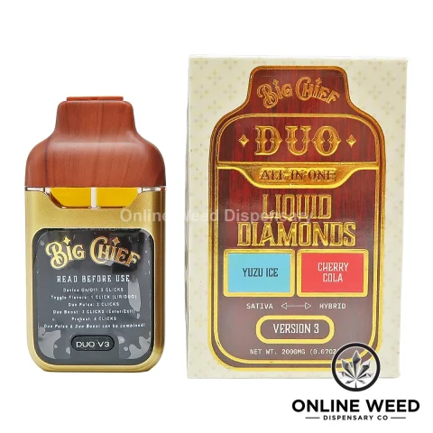 Big Chief Duo 2g All-In-One Disposable Vape – Yuzu Ice + Cherry Cola