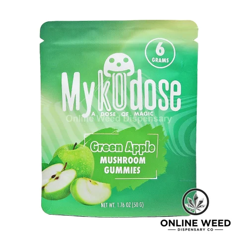 Mykodose 6g Magic Mushroom Gummies – Green Apple
