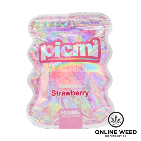 Picmi 5000mg Shroom Gummies – Strawberry