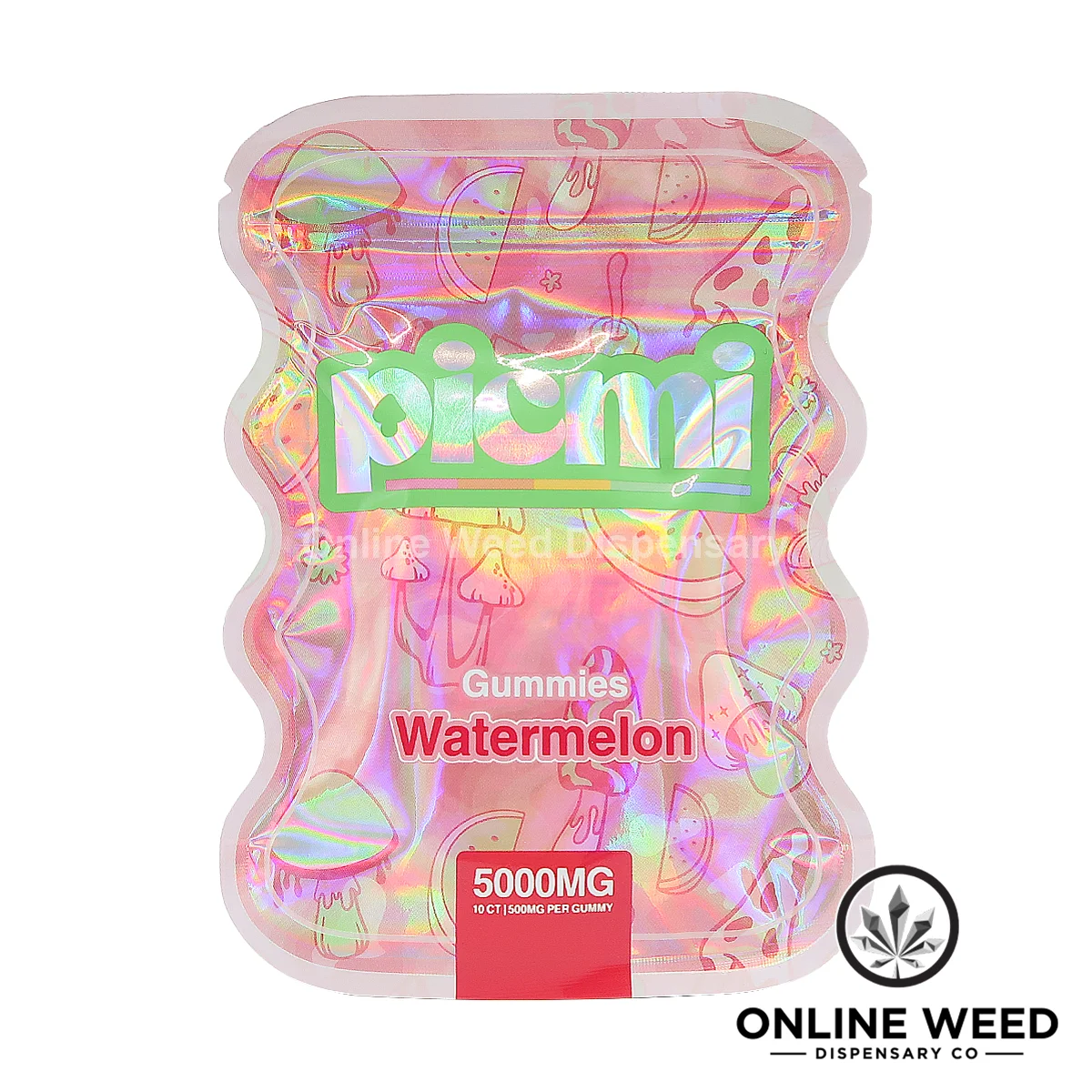 Picmi 5000mg Shroom Gummies – Watermelon