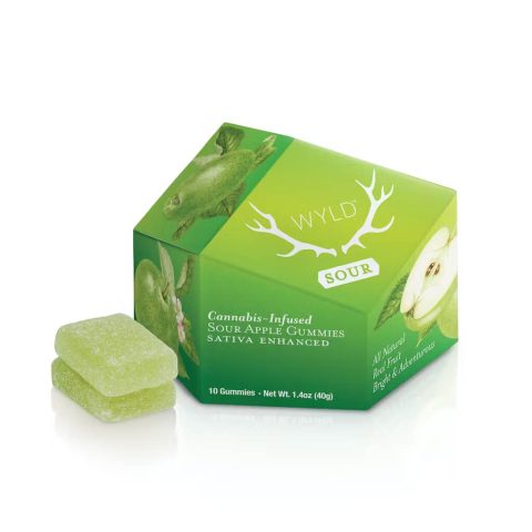 WYLD THC Edibles – Sour Apple (Sativa)