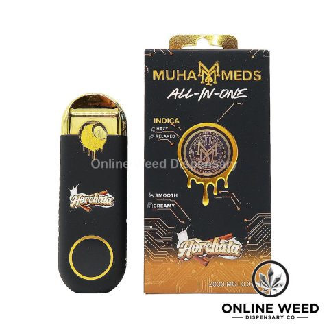 Muha Meds 2g All-In-One Disposable Vape – Horchata